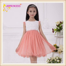 Precio directo de fábrica de Guangdong Niños baratos vestido de vestido de alta calidad